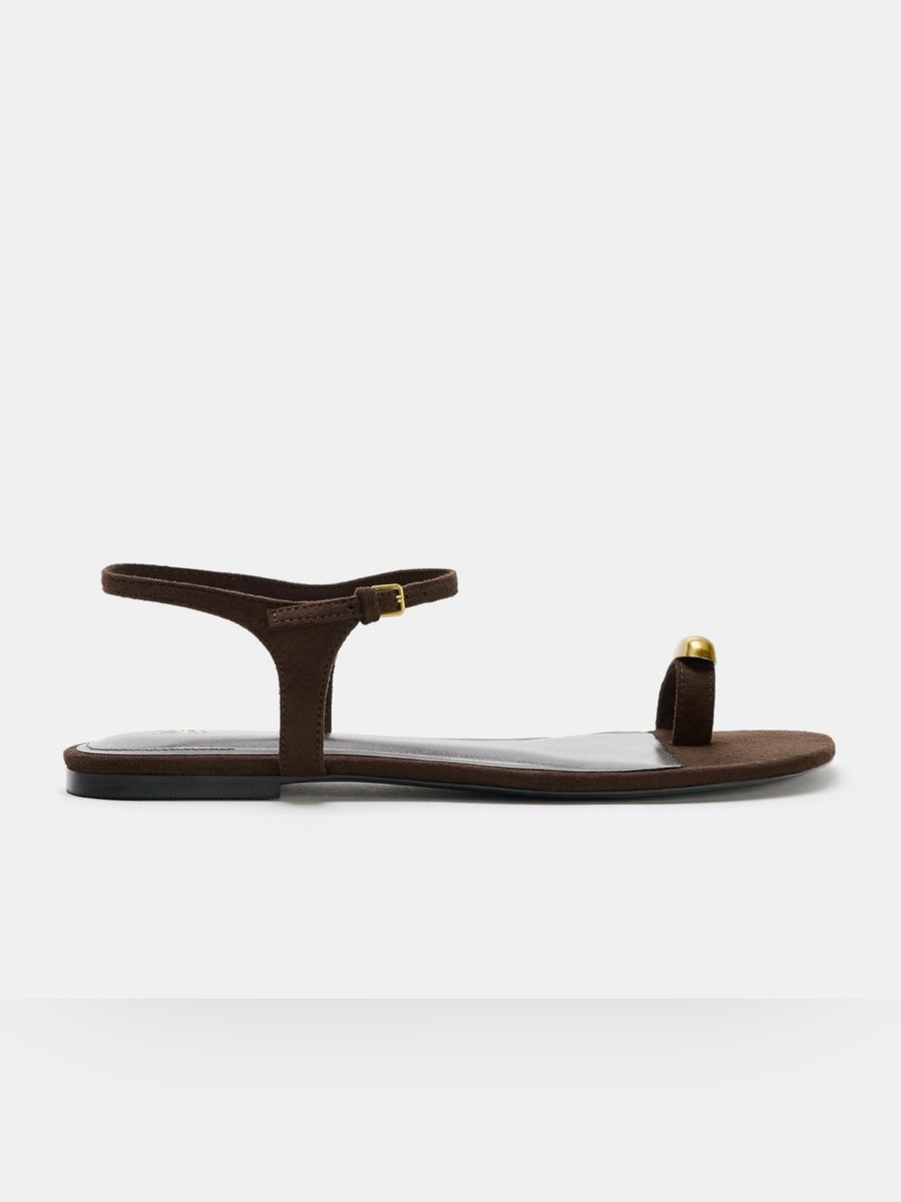 ZARA METALLIC DETAIL SANDALS NWT
Size: 7½ (38) * Color: BROWN - Picture 4 of 8